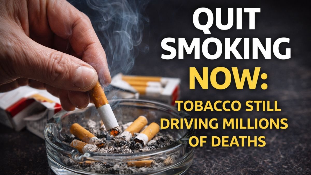 Quit Smoking Now Experts Warn Tobacco Still Driving Millions of Preventable Deaths